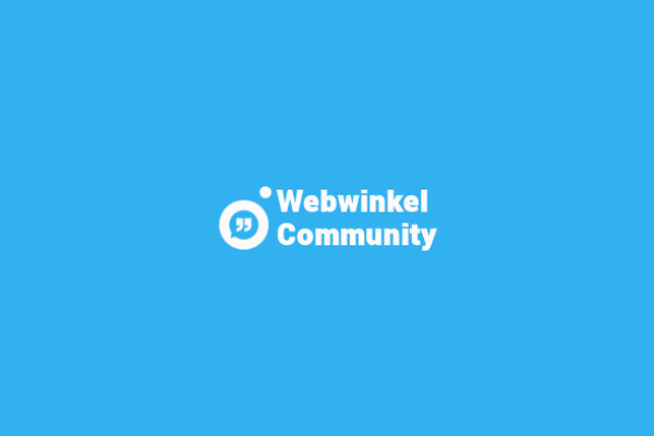 Webwinkelcommunity in het nieuw