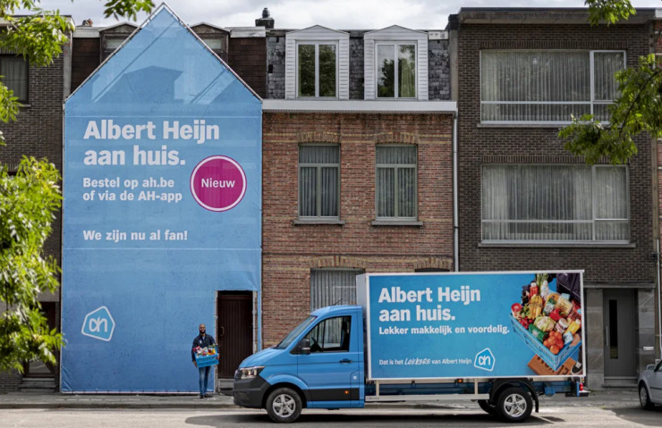 Albert Heijn begint met thuislevering in België.