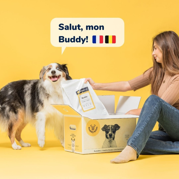 BuddyBites beschikbaar in Wallonië en Frankrijk.